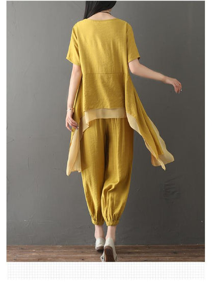 LOOSE CROPPED SOFT SUITS
