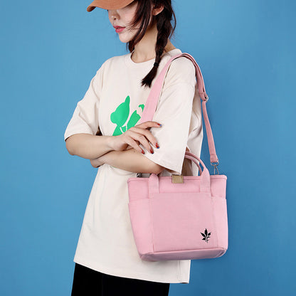 Casual large-capacity shoulder bag fashion messenger bag new tote bag Joker handbag canvas handbag