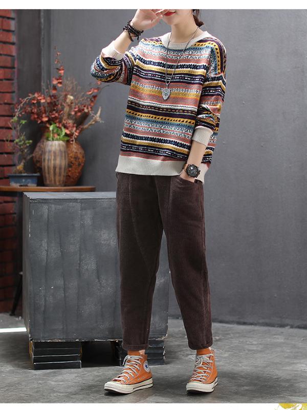 RETRO LOOSE COMFORTABLE HAREM PANTS