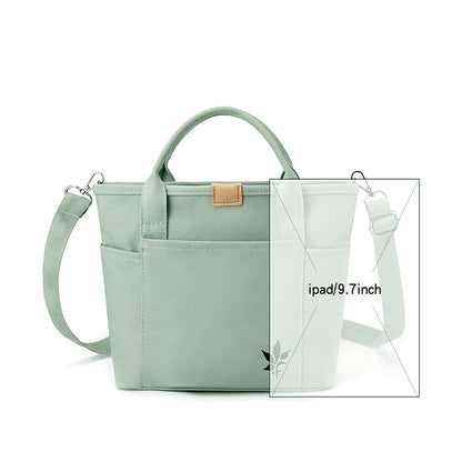 Casual large-capacity shoulder bag fashion messenger bag new tote bag Joker handbag canvas handbag