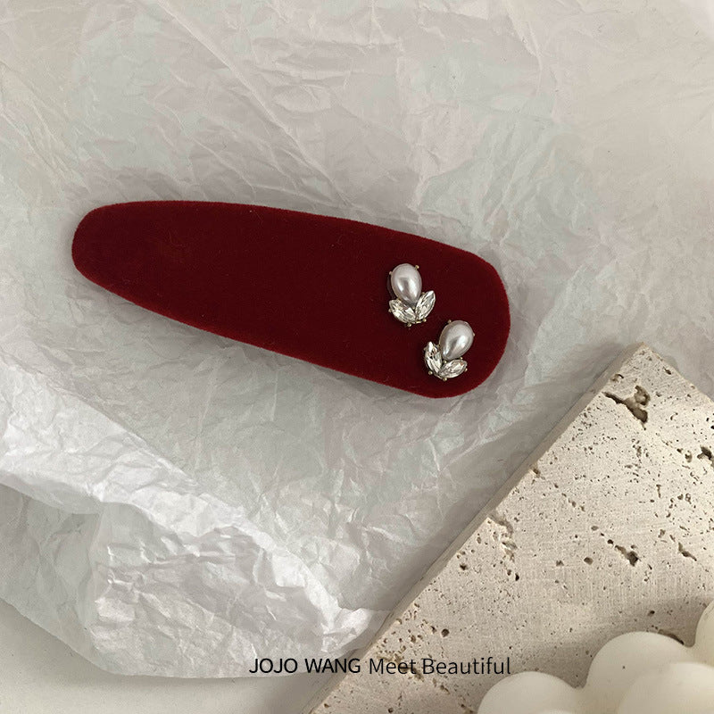 Red Christmas Hair Clips