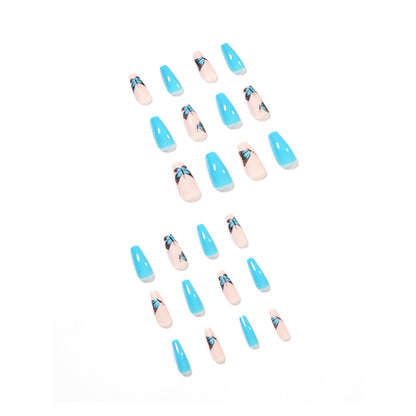Blue PRESS ON NAILS
