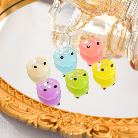 Cute frog resin ring