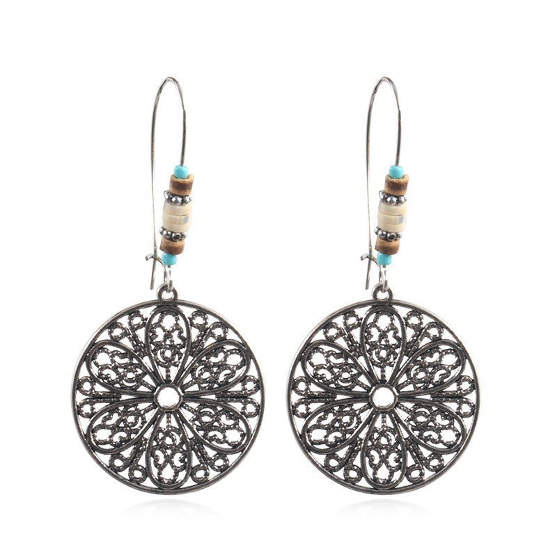 Bohemian fashion alloy long earrings