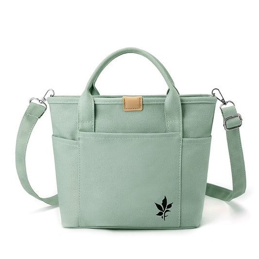 Casual large-capacity shoulder bag fashion messenger bag new tote bag Joker handbag canvas handbag