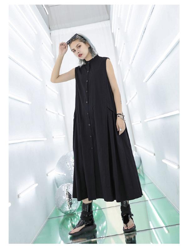 Elegant Casual Sleeveless Long Dress