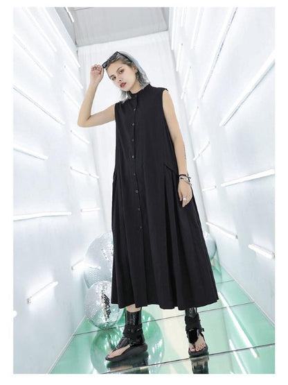 Elegant Casual Sleeveless Long Dress