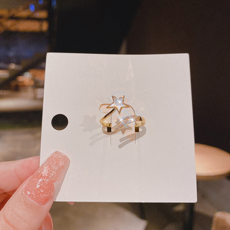 Wholesale five pointed star ring