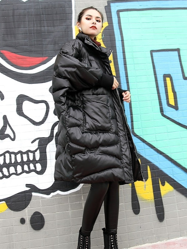 LOOSE BATWING WARM DOWN OUTWEAR
