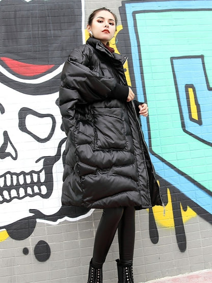 LOOSE BATWING WARM DOWN OUTWEAR