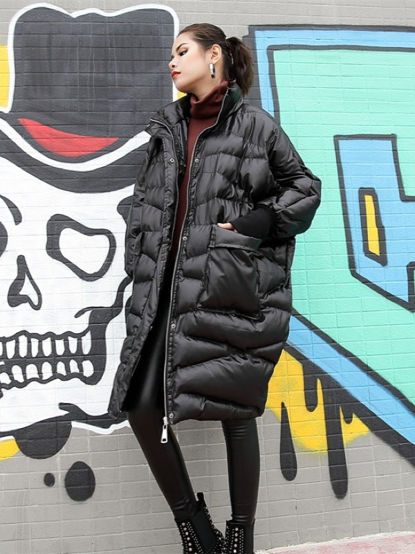 LOOSE BATWING WARM DOWN OUTWEAR