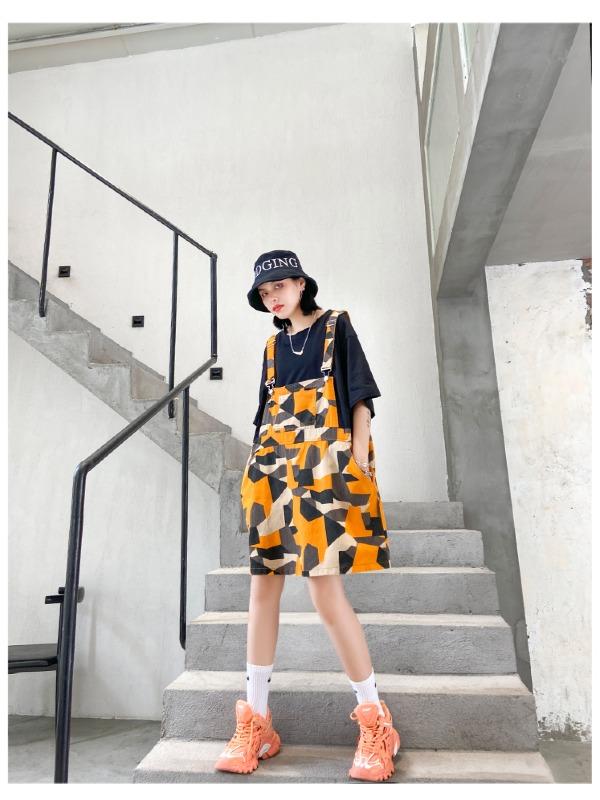 False Two Split-Joint Plaid Dress