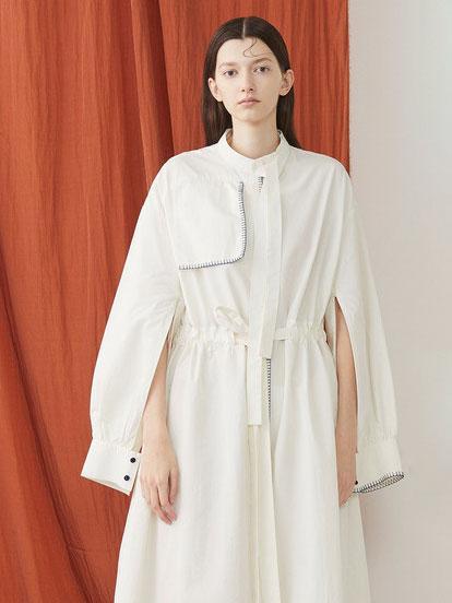 Autumn Long Knee Literary Cotton Dress