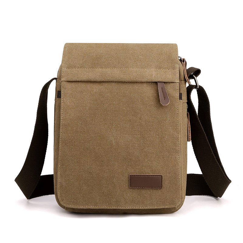 Casual men's Bag Mini men's and women's hand messenger bag 2021 new men's Messenger Bag Canvas Single Shoulder Messenger Bag