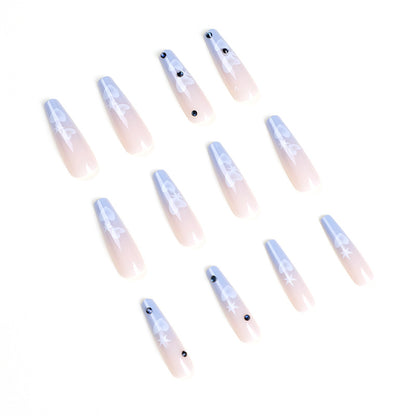 rhinestone PRESS ON NAILS