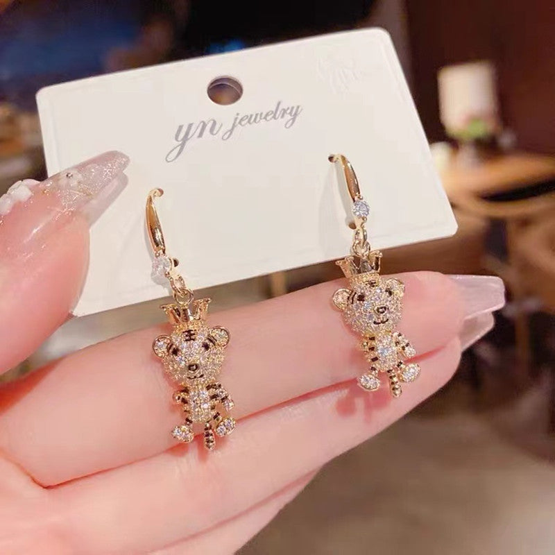Wholesale little tiger Earrings