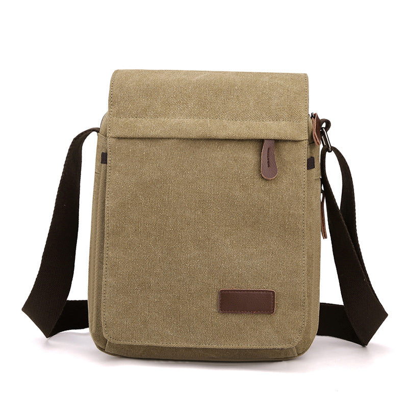 Casual men's Bag Mini men's and women's hand messenger bag 2021 new men's Messenger Bag Canvas Single Shoulder Messenger Bag