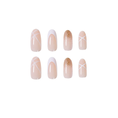 Flash powder PRESS ON NAILS