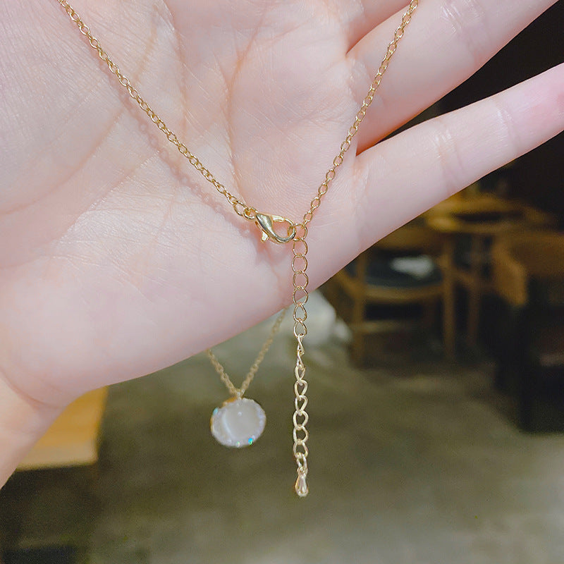 WHOLESALE copper micro-inlaid opal necklace