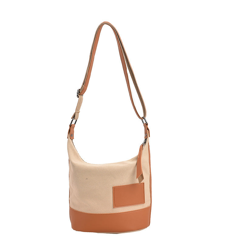 Lightweight large-capacity canvas handbag leisure slung commuter handbag Spring/Summer 2022 new fashion shoulder cloth bag