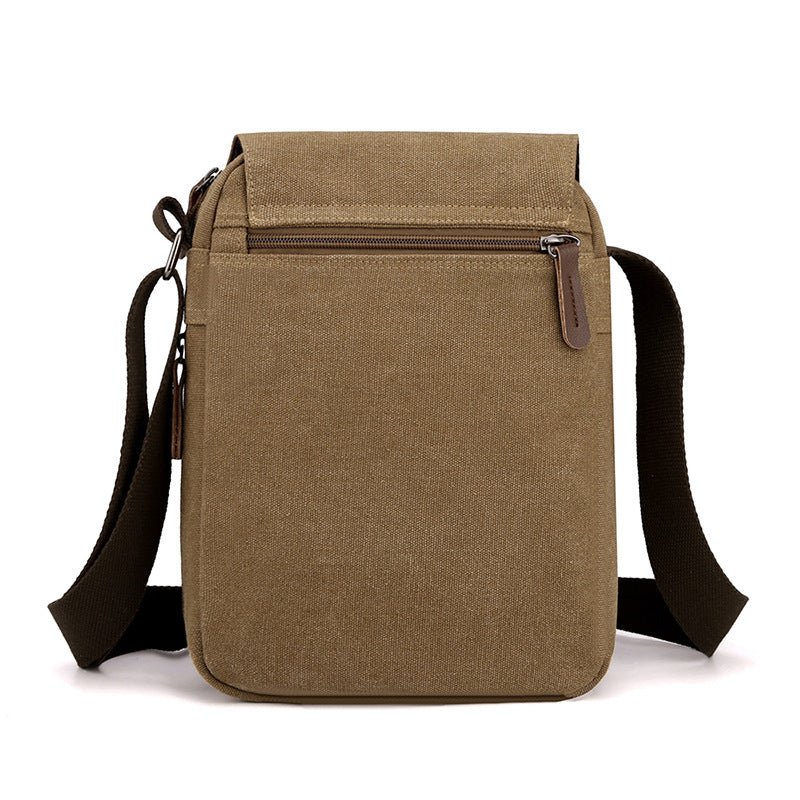 Casual men's Bag Mini men's and women's hand messenger bag 2021 new men's Messenger Bag Canvas Single Shoulder Messenger Bag