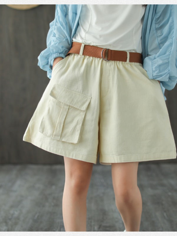 VINTAGE BAGGY PATCH POCKETS SHORTS