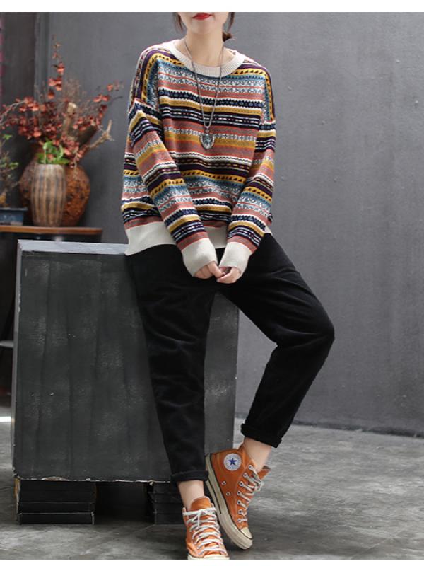 RETRO LOOSE COMFORTABLE HAREM PANTS