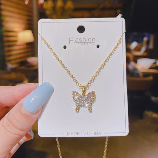 Wholesale Swan opal collarbone Necklace