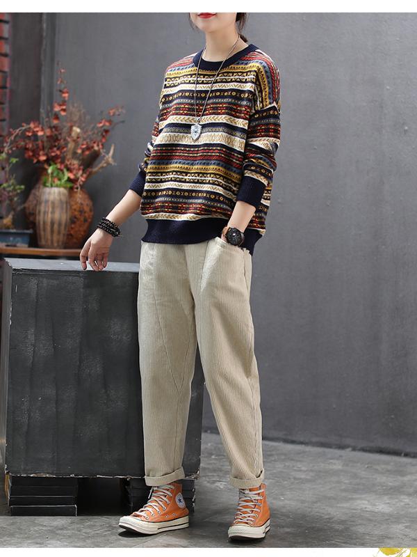 RETRO LOOSE COMFORTABLE HAREM PANTS