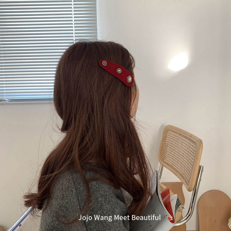 Red Christmas Hair Clips