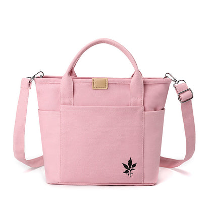 Casual large-capacity shoulder bag fashion messenger bag new tote bag Joker handbag canvas handbag