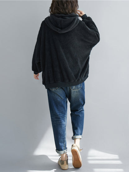 CASUAL WARM THICKEN HOODIE SWEATSHIRT