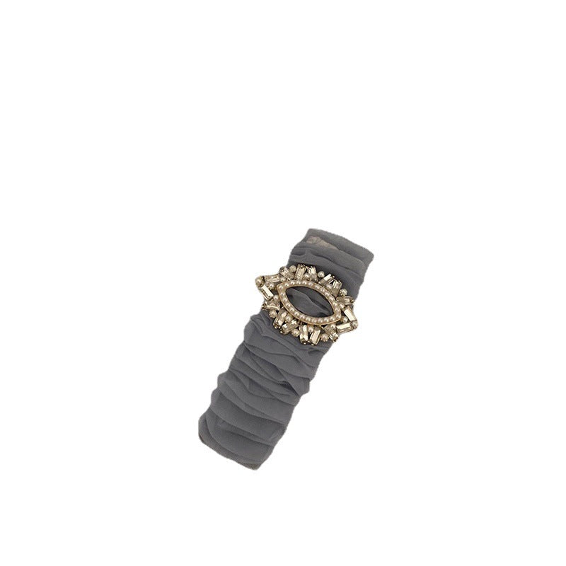 Blue sausage loop Hair Clips