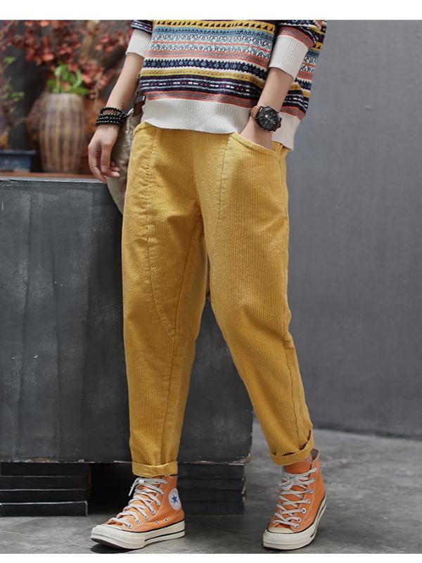 RETRO LOOSE COMFORTABLE HAREM PANTS