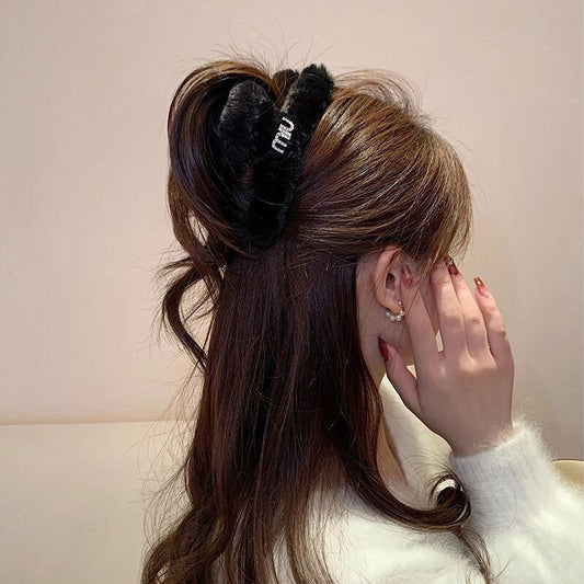 Large hairy letters Hair Clips