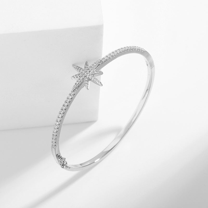 Eight-star zircon fashion star bracelet female