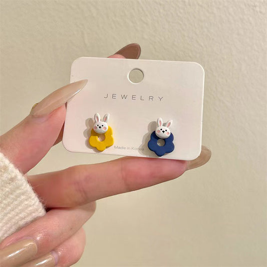 Cute Bunny Mori Earrings