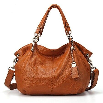Office Ladies Hand Bags Real Leather Shoulder Bag - Zebrant