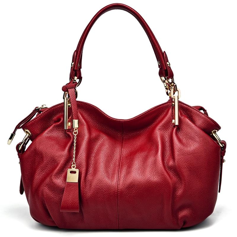 Office Ladies Hand Bags Real Leather Shoulder Bag - Zebrant