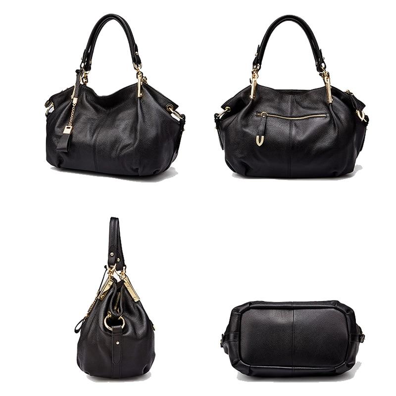 Office Ladies Hand Bags Real Leather Shoulder Bag - Zebrant