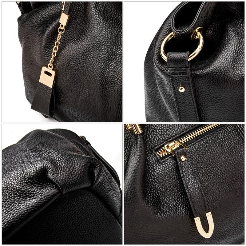 Office Ladies Hand Bags Real Leather Shoulder Bag - Zebrant