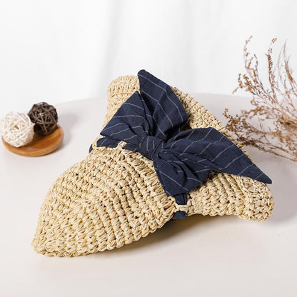 Outdoor Beach Simple Foldable Straw Hat