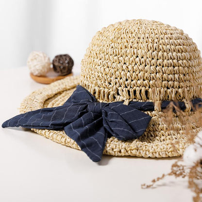Outdoor Beach Simple Foldable Straw Hat