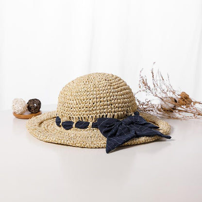 Outdoor Beach Simple Foldable Straw Hat
