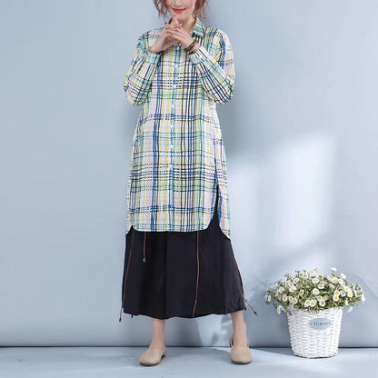 POLO Collar Long Sleeve Loose Blouse