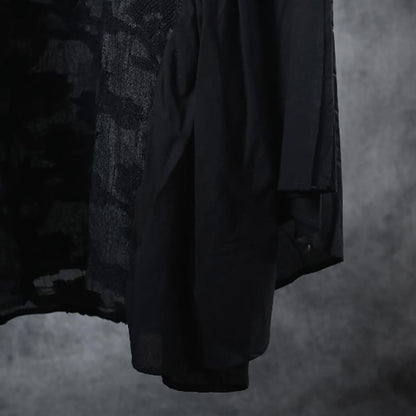 Patchwork Short Sleeve Embroidery Loose Dress