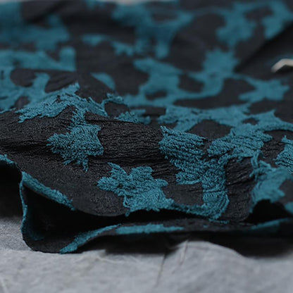 Patchwork Short Sleeve Embroidery Loose Dress