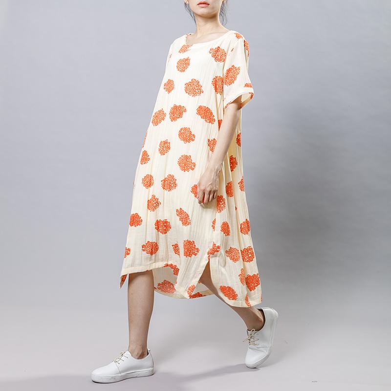Pattern Printed Casual Soft Loose Dress