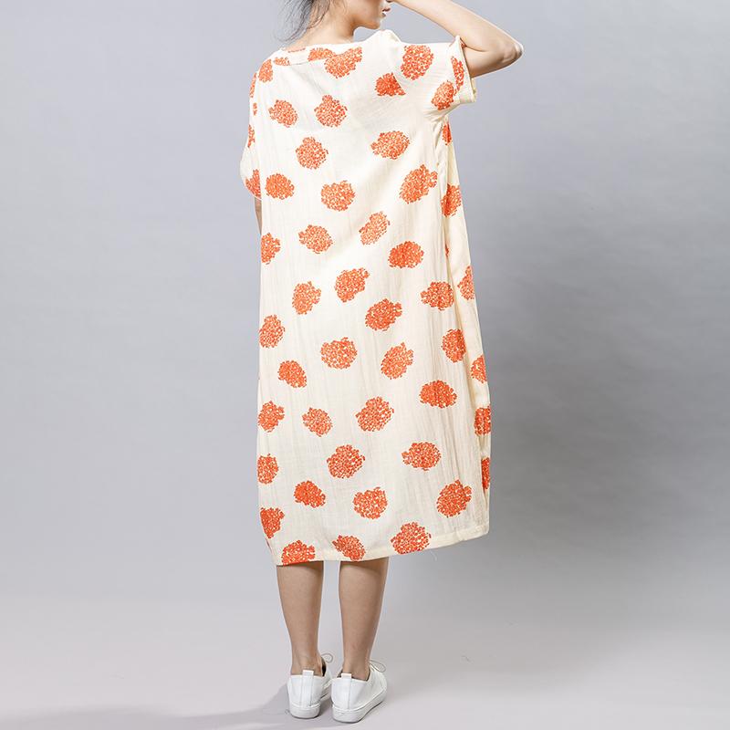 Pattern Printed Casual Soft Loose Dress