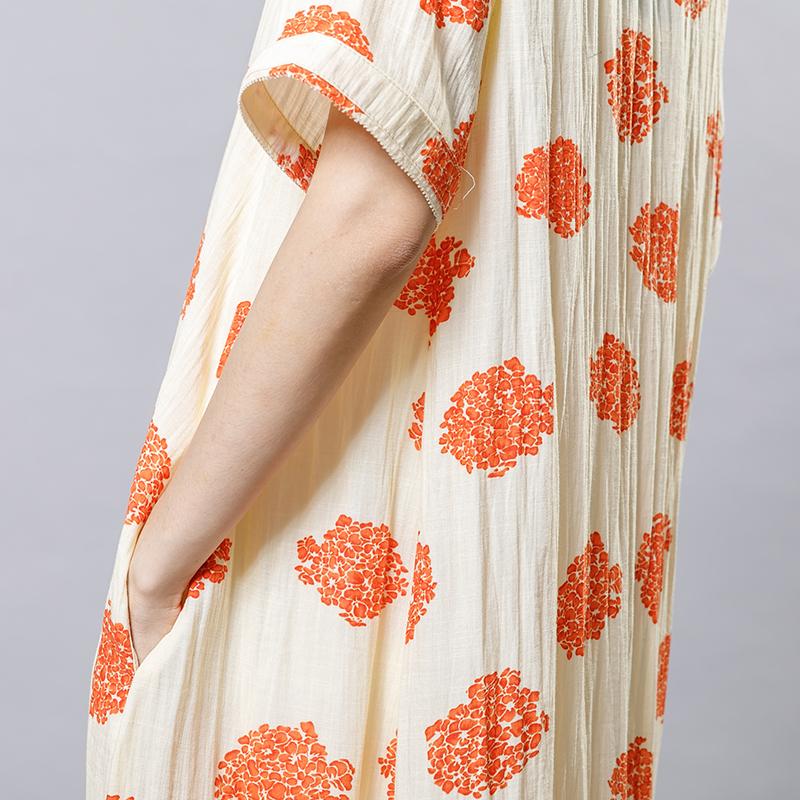 Pattern Printed Casual Soft Loose Dress